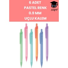 Seyfi Kırtasiye 6 Adet Pastel Renk 0.9 mm Uçlu Kalem