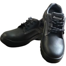 Botsan K-100 S1 Çelik Burunlu Deri İş Güvenlik Ayakkabısı Antistatik Kaymaz PU Taban