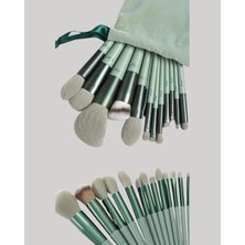Derin Stok 13'lü Fiber Kıllı Yumuşak Makyaj Fırçası Seti Taşınabilir ve Ergonomik Tasarım