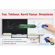 Green Class Kareli  Yazı  Tahtası Folyosu- Beyaz Karesel Yüzey Ile, Kendindenyapışkanlı