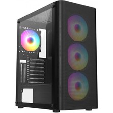 İsmiyle Al Frısby FC-9385G 550W 4X8120MM Fan Gaming Siyah Kasa