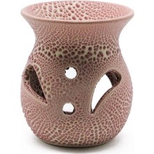 Starseven Kabartma Desenli Seramik Buhurdanlık