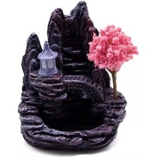 Starseven Seramik Şelale Aromaterapi Geri Akışlı Tütsülük