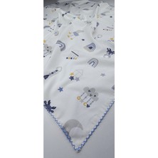 Özgürce Çok Amaçlı 80X90 Pazen Bebek Battaniyesi, Puset ve Bebek Için Ideal