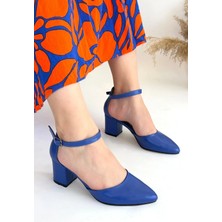 Erbilden Mulen Nude Cilt Topuklu Ayakkabı