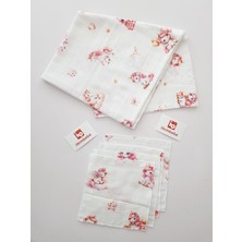 Özgürce Rüya Gibi Yumuşak Müslin Battaniye ve Mendil Seti, Havalı ve Konforlu