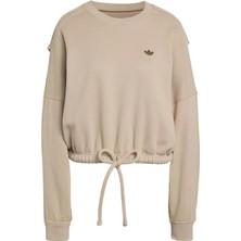 Adidas  Kadın Bej  Sweatshirt P Ess Os Crw KC8866