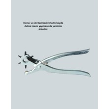 Derin Stok Deride Kemer Çanta Ayakkabı Delme Pensesi 6 Uçlu Döner Başlıklı Tamir Aleti