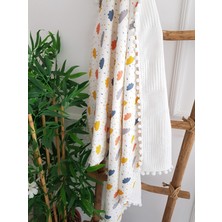 Özgürce Yumuşak ve Hafif Çift Katlı Bebek Battaniyesi, 85X90 cm