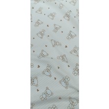 Özgürce Yenidoğan Bebek Battaniyesi ve Puset Örtüsü, Pamuklu, Tek Katlı, 80X90 cm