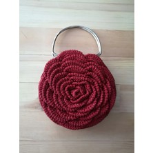 Yıldızyolu Gül Formlu Kadın El Çantası