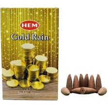 Starseven Gold Rain Back Flow Cones 10'lu