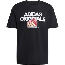 Adidas  Erkek Siyah  T-Shirt Gfx T KQ9827