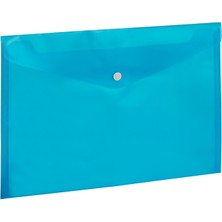 Kraf Çıtçıtlı Dosya A4 12'li Paket (1209) Mavi