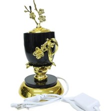 Starseven Buhurdanlık Seramik Elektrikli Altın Dekorlu Kapak ve Ayak