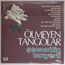 Diskotür Plak Şecaattin Tanyerli Ölmeyen Tangolar Vol.2  Lp Plak ( Sıfır Jelatinli )