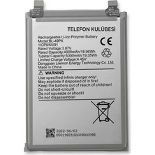 Telefon Kulübesi Infinix Gt 10 Pro Uyumlu Batarya Pil BL-49PX