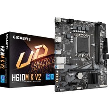 İsmiyle Al Gıgabyte H610M K V2, Rev.1.0, 2xddr5, M.2, Dp, Hdmı, 12-13.nesil, LGA1700 Soket, Anakart