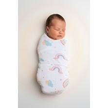 Özgürce Yenidoğan %100 Pamuk Müslin Kundak, Cırtlı Rahat ve Yumuşak Kullanım