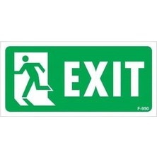İsmiyle Al Exit Sol Uyarı Levhası 17,5X25 KOD:950