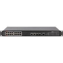 İsmiyle Al Dahua PFS4218-16ET-240-V2, 16 Port, Megabit, Poe 240W, 2 Port Gigabit Uplink, 2 Port Gigabit Combo S