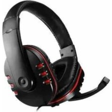 Derin Stok Kulaklığı Kulak Üstü Kablolu Stereo Mikrofonlu Yumuşak Kulak Yastığı