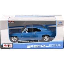 Popüler Sepet 1969 Dodge Charger Rt 1:25 Model Araba -Necotoys - 31256