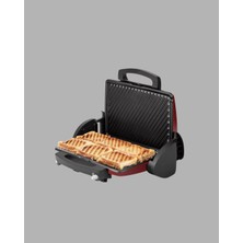 Astraltech Kompakt Izgara ve Tost Makinesi – Çıkarılabilir Plaka, Döküm Gövde