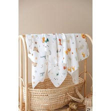 Özgürce 3’lü Müslin Bebek Örtüsü ve Battaniye Seti, 80X95 Cm, Çok Amaçlı