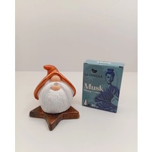 Tedi Sanat Gnome Cüce Dekoratif Konik Tütsülük Buhurdanlık (10 ADET TÜTSÜ HEDİYELİ)