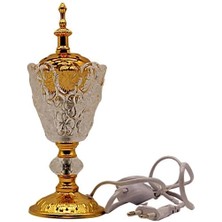 Starseven Elektrikli Cam Buhurdanlık (Gold Detaylı)