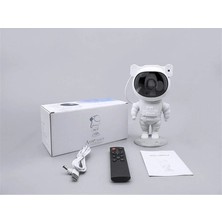 Derin Stok Çocuklara Özel Projeksiyon Astronot Lamba Speaker Sevimli