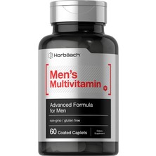 Horbaach Men's Multivitamin | Advanced Formula With Vitamin C, D, Magnesium, Minerals & More | 60 Caplets