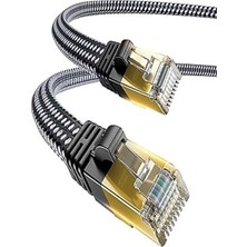 Hi-Link 2 Metre Örgü Kaplama Yüksek Hızlı 40GBPS 2000MHZ Ethernet Kablosu