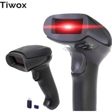 İsmiyle Al Tıwox VSK-118+ 2d Karekod Kablosuz Barkod Okuyucu + Mını USB Dongle