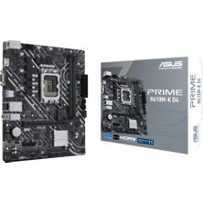 İsmiyle Al Asus Prıme H610M-K D4 Argb, 2xddr4, M.2, Hdmı, 12-13.14.nesil, LGA1700 Soket, Anakart