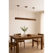 Aysem Wood Ahşap Avize Rustik Dekoratif  Yemek Odası Salon Cafe Aydınlatma