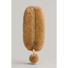 Seyfi Kırtasiye Peluş Kalemlik Makyaj Çantası 10X20 cm Yerli Üretim Tek Bölme Geniş Hacimli