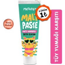 Metapet Tüy Yumağı Önleyici Kedi Maltı, Kediler Için Anti Hairball Macun Paste, Mamasına Hair Ball