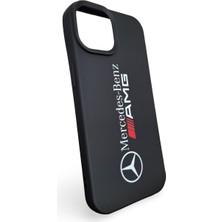 Epro iPhone 13 Uyumlu Mercedes Benz Amg Baskılı Içi Kadife Yüksek Kalite Soft Silikon Kılıf