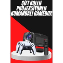 Derin Stok Video Oyunu Konsolu Android Tv El Oyun Konsolu Wifi Taşınabilir Projeksiyon Cihazı