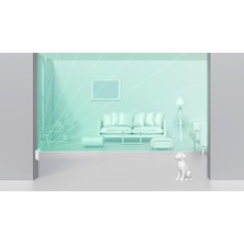 İsmiyle Al Ajax Motionprotect Curtain Kablosuz Perde Tipi  Hareket Dedektörü Beyaz