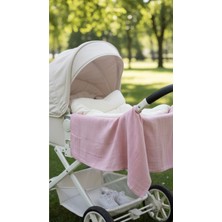 Özgürce Yumuşak ve Nefes Alan Müslin Bebek Örtüsü 80X100 Çok Amaçlı Kullanım