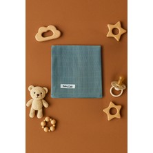 Özgürce Organik Pamuk Müslin Bebek Örtüsü, Kundak, Battaniye, Ağız Bezi, Alt Açma