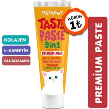 Metapet Kediler için Multi Vitamin Paste, Premium Malt Macunu, Kedi MultiVitamini Maltı Vitamini 100 Gr