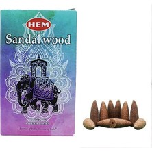 Starseven Sandalwood Back Flow Cones 10'lu