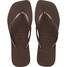 Havaianas Slim Square Kahverengi Kadın Terlik 41-42