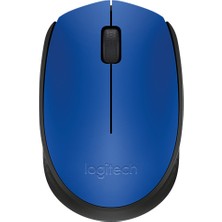 İsmiyle Al Logıtech 910-004640, M171 Mavi, USB Nano 2,4g Kablosuz, 1000DPI, Optik, 3 Tuşlu, 12AY Pil Ömrü, M