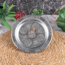 Dmt Copper Home 16 cm 430 Kalite Krom Çelik 3 Adet  Işlemeli Meze Tabağı – Paslanmaz, Kararmaz, Şık Sunumluk