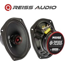 Reiss Audio RS-M69SE Tweeterli 6X9INÇ 16X24CM 400W 200RMS Oval Oto Midrange Hoparlör (2li Takım)